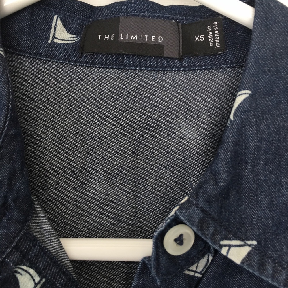 The Limited Chambray Button Down - image 3